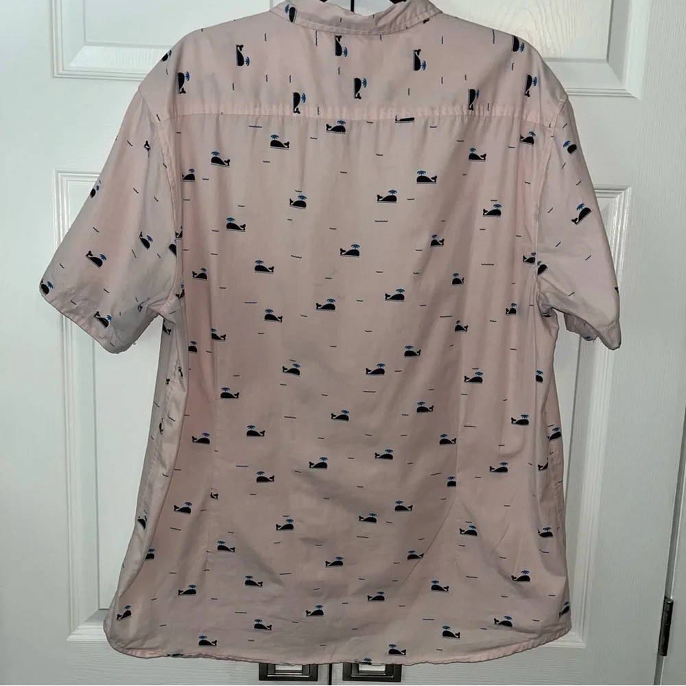 Artistry in Motion Pink/Black Men's Slim Tall Fit Whales Cape Cod Size XL